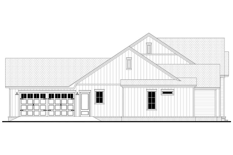 Architectural House Design - Exterior - Other Elevation 1 for Farmhouse House Plan #430-329 - 3 bed, 2.5 bath