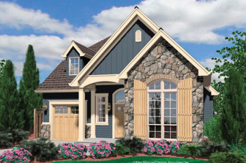 Home Plan - Cottage Exterior - Front Elevation Plan #48-374