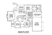 European Style House Plan - 5 Beds 5.5 Baths 7092 Sq/Ft Plan #458-14 