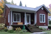 Cottage Style House Plan - 2 Beds 1 Baths 835 Sq/Ft Plan #23-2198 