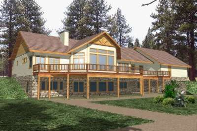 Dream House Plan - Bungalow Exterior - Front Elevation Plan #117-371