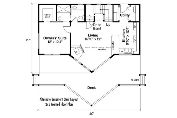 Home Plan - Log Floor Plan - Other Floor Plan #124-259