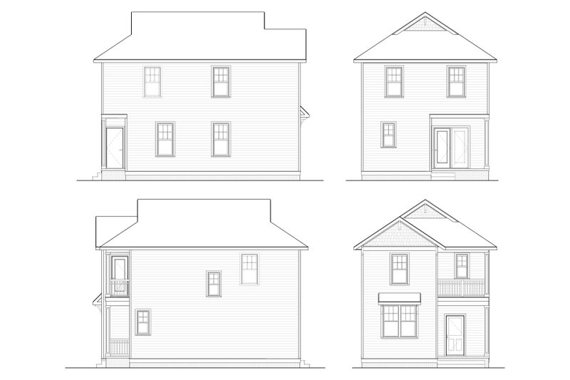 Dream House Plan - Exterior - Other Elevation for Traditional House Plan #936-27 - 3 bed, 2.5 bath