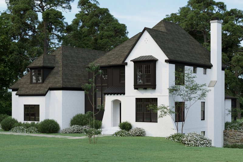 House Design - Exterior - Other Elevation for European House Plan #461-110 - 5 bed, 4 bath