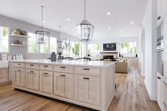 Interior - Kitchen 2 for Farmhouse House Plan #23-2792 - 5 bed, 2.5 bath