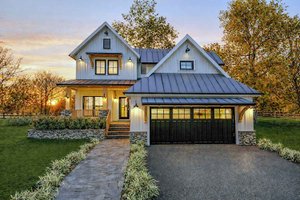 Home Plan - Farmhouse Exterior - Front Elevation Plan #1101-59