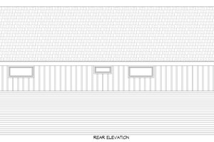 Exterior - Rear Elevation for Contemporary House Plan #932-670 - 2 bed, 1.5 bath