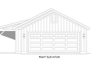 Exterior - Other Elevation 1 for Cottage House Plan #932-328 - 2 bed, 1 bath