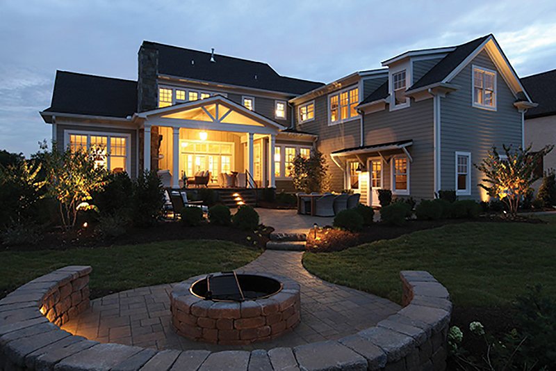 Dream House Plan - Exterior - Rear Elevation for Craftsman House Plan #927-5 - 4 bed, 5.5 bath