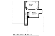 Traditional Style House Plan - 3 Beds 2.5 Baths 1662 Sq/Ft Plan #70-166 