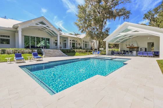 Exterior - Outdoor Living for Colonial House Plan #1058-222 - 4 bed, 5.5 bath