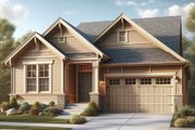 Country Style House Plan - 3 Beds 2 Baths 1224 Sq/Ft Plan #515-41 