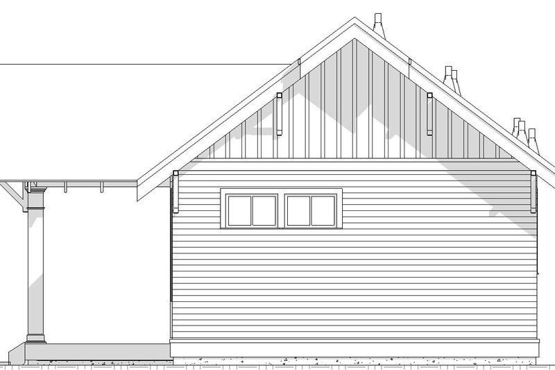 Home Plan - Exterior - Other Elevation for Craftsman House Plan #895-151 - 1 bed, 1 bath