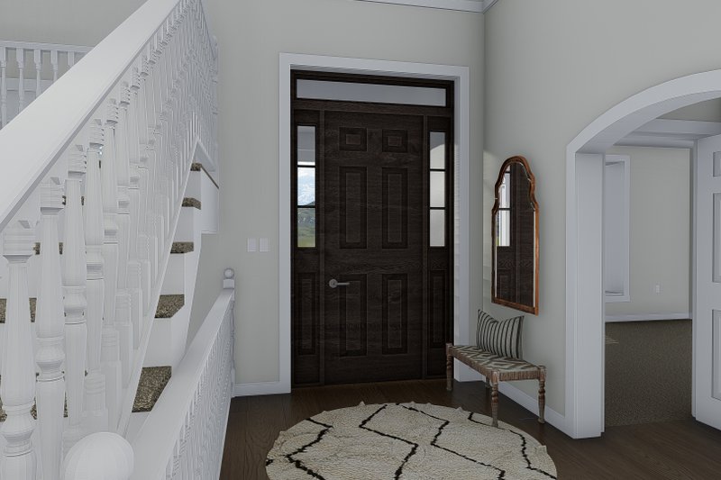 Architectural House Design - Interior - Entry 1 for Traditional House Plan #1060-69 - 5 bed, 4.5 bath