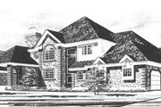 Traditional Style House Plan - 6 Beds 5 Baths 4450 Sq/Ft Plan #5-224 