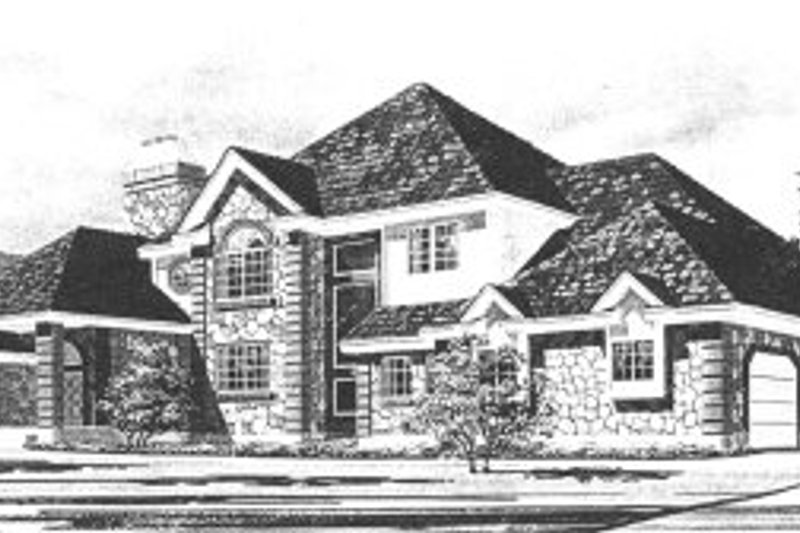 Dream House Plan - Traditional Exterior - Front Elevation Plan #5-224