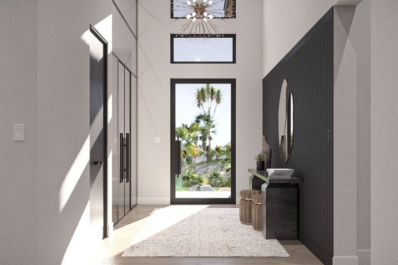 Architectural House Design - Interior - Entry for Modern House Plan #455-560 - 3 bed, 2 bath