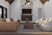 Traditional Style House Plan - 4 Beds 3.5 Baths 2716 Sq/Ft Plan #17-2385 