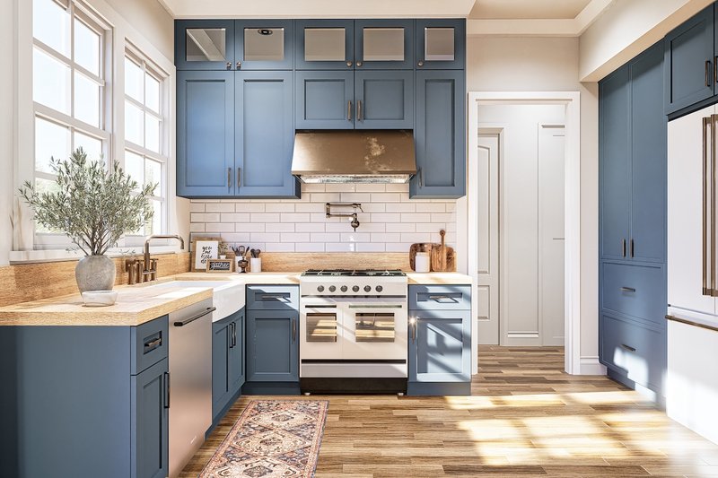 Dream House Plan - Interior - Kitchen for Traditional House Plan #54-629 - 3 bed, 2 bath
