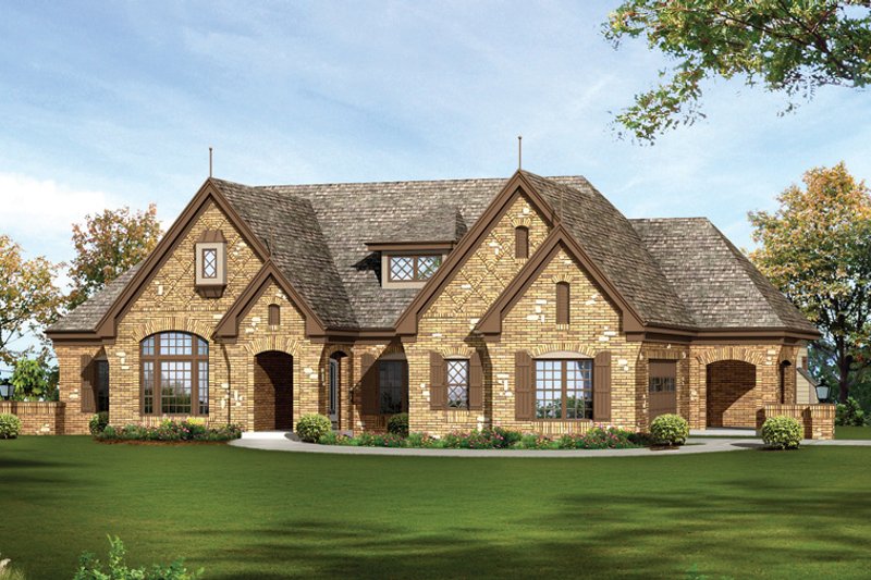 Architectural House Design - Exterior - Front Elevation 3 House Plan #57-580 - 3 bed, 2.5 bath