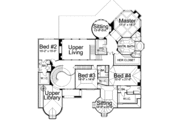 European Style House Plan - 5 Beds 5 Baths 6626 Sq/Ft Plan #119-221 