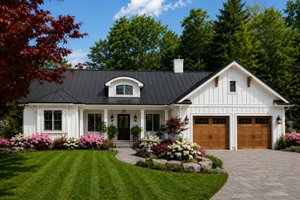 Architectural House Design - Exterior - Front Elevation for Farmhouse House Plan #928-428 - 3 bed, 2.5 bath