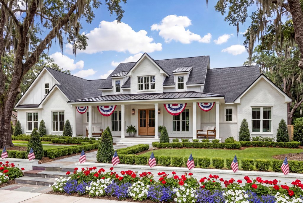 Exterior - Front Elevation 2 for Farmhouse House Plan #430-421 - 3 bed, 3.5 bath
