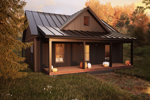 Exterior - Other Elevation for Cabin House Plan #1116-27 - 2 bed, 2 bath