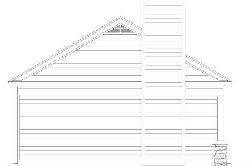 Architectural House Design - Exterior - Other Elevation for Traditional House Plan #932-610, 0 bath
