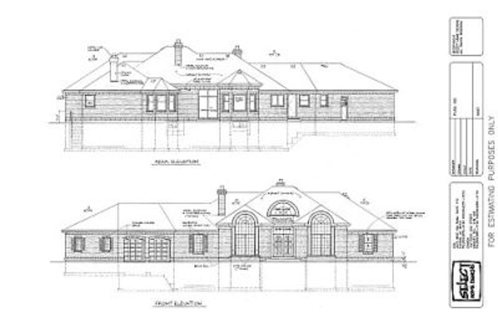 European Style House Plan - 4 Beds 4 Baths 2959 Sq/Ft Plan #47-196 ...