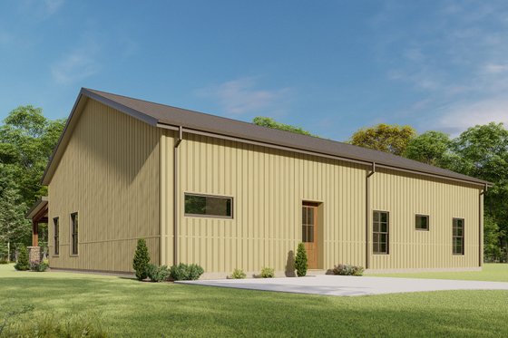 Exterior - Other Elevation 2 for Barndominium House Plan #1092-44 - 3 bed, 2.5 bath