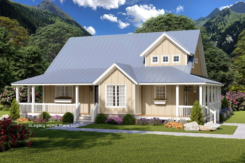House Design - Southern Exterior - Front Elevation Plan #932-790