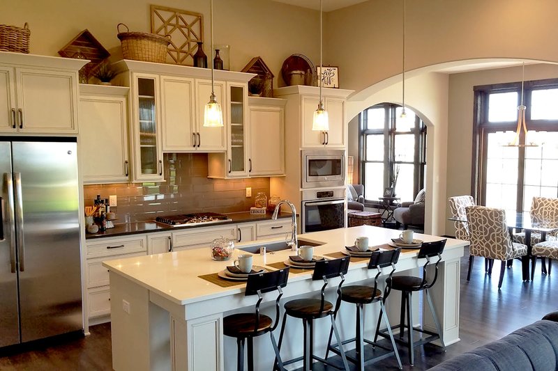 House Blueprint - Interior - Kitchen 1 for Craftsman House Plan #70-1481 - 3 bed, 2.5 bath