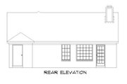 Traditional Style House Plan - 3 Beds 2 Baths 1078 Sq/Ft Plan #424-238 