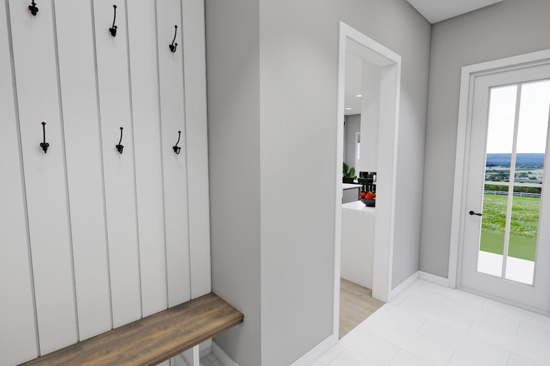 House Design - Interior - Entry 2 for Farmhouse House Plan #51-1273 - 4 bed, 3.5 bath