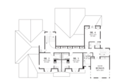 Colonial Style House Plan - 4 Beds 5 Baths 4903 Sq/Ft Plan #48-642 