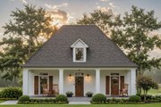 Farmhouse Style House Plan - 3 Beds 2 Baths 1733 Sq/Ft Plan #21-524 Exterior 