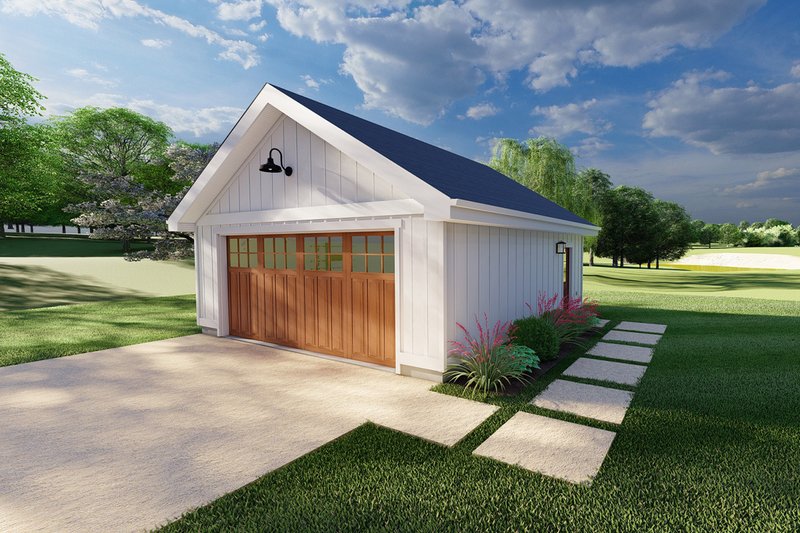 Dream House Plan - Farmhouse Exterior - Front Elevation Plan #126-302