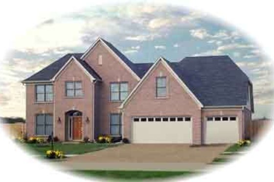 Exterior - Front Elevation for Traditional House Plan #81-541 - 4 bed, 3.5 bath