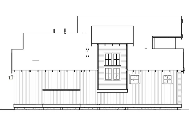 Dream House Plan - Exterior - Other Elevation 2 for Craftsman House Plan #895-118 - 2 bed, 2.5 bath