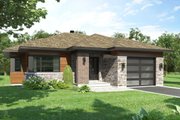 Modern Style House Plan - 2 Beds 1 Baths 1238 Sq/Ft Plan #23-2699 