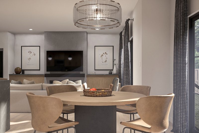 House Design - Interior - Dining Room 1 for Modern House Plan #455-747 - 3 bed, 2 bath