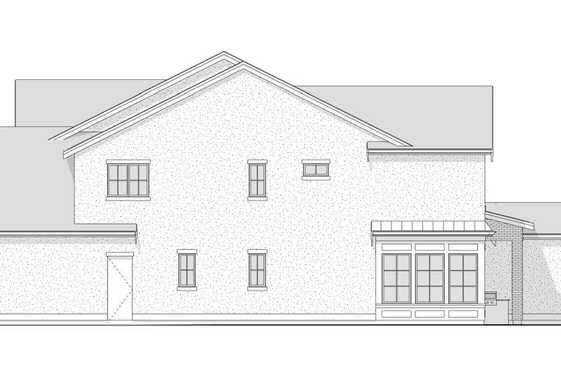 House Blueprint - Exterior - Other Elevation 1 for European House Plan #1114-22 - 4 bed, 4.5 bath