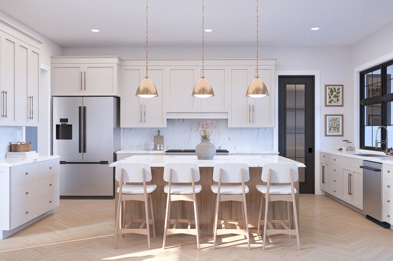 Architectural House Design - Interior - Kitchen for Cottage House Plan #455-797 - 3 bed, 3 bath