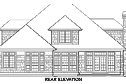 European Style House Plan - 4 Beds 2.5 Baths 2280 Sq/Ft Plan #48-384 