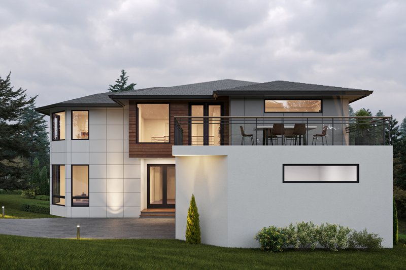 Architectural House Design - Exterior - Other Elevation for Contemporary House Plan #1066-269 - 6 bed, 5 bath