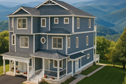 Beach Style House Plan - 6 Beds 8.5 Baths 5498 Sq/Ft Plan #1115-7 
