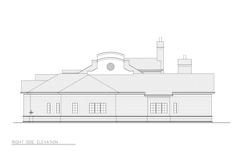 Home Plan - Exterior - Front Elevation 6 for European House Plan #119-106 - 3 bed, 4.5 bath