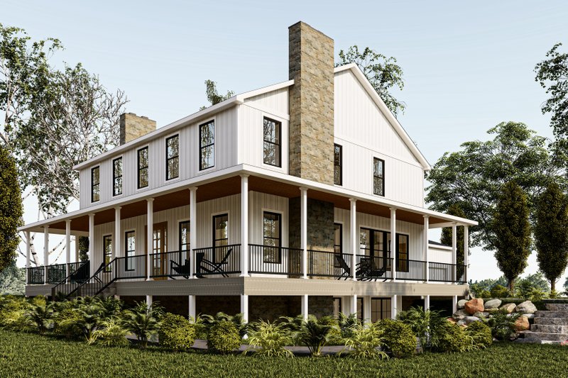House Plan Design - Photo 2 for Farmhouse House Plan #1089-15 - 4 bed, 3.5 bath