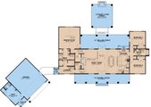 Country Style House Plan - 3 Beds 2.5 Baths 2191 Sq/Ft Plan #923-211 